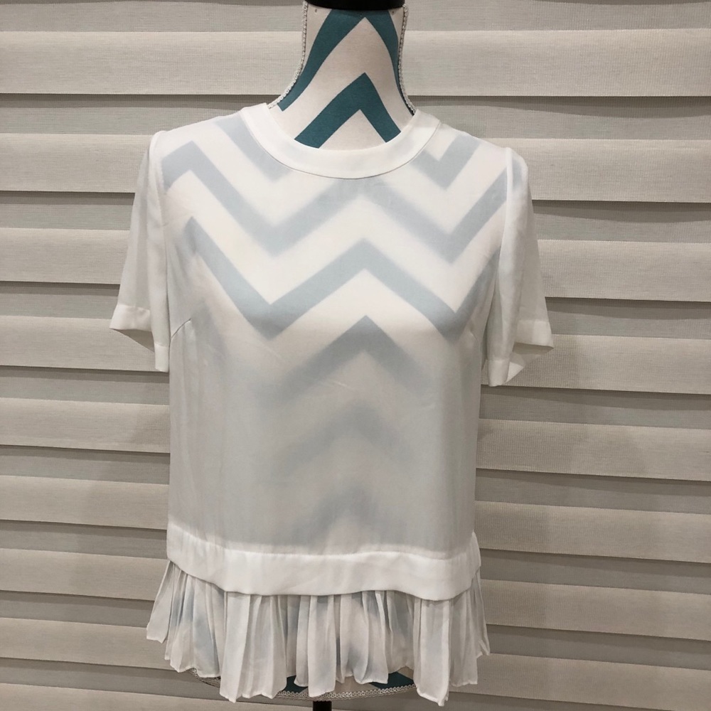 Elizabeth and James pleated tierney tee